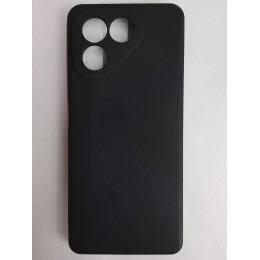 Чехол силиконовый Tecno Pova 7/7 Neo матовый с защитой камеры черный