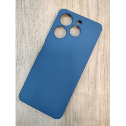 Чехол силиконовый Tecno Spark 10 Pro Silicone Cover Nano 2mm темно-синий