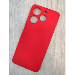 Чехол силиконовый Tecno Spark 10 Pro Silicone Cover Nano красный