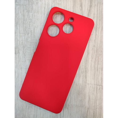 Чехол силиконовый Tecno Spark 10 Pro Silicone Cover Nano красный