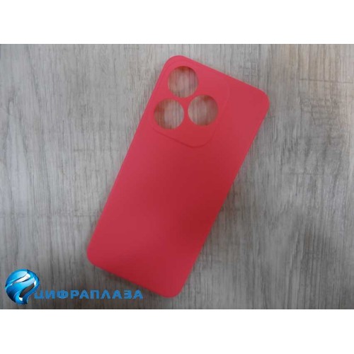 Чехол силиконовый Tecno Spark 10 Pro Soft Touch матовый фуксия
