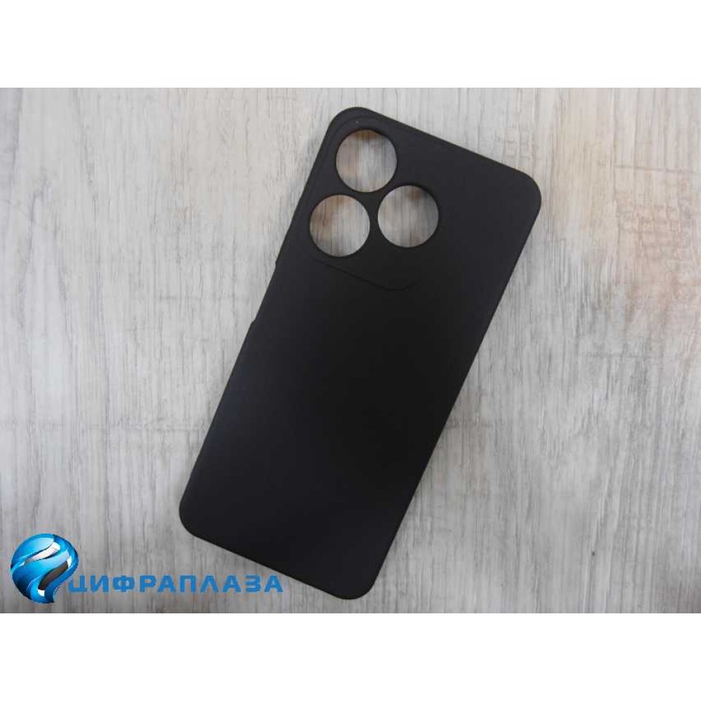 Чехол силиконовый Tecno Spark 10 Silicone Cover Nano черный