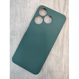 Чехол силиконовый Tecno Spark 10 Silicone Cover Nano темно-зеленый