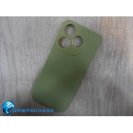 Чехол силиконовый Tecno Spark 10 Soft Touch матовый фисташковый