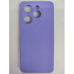 Чехол силиконовый Tecno Spark 20/20С Silicone Cover без лого сиреневый