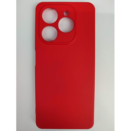 Чехол силиконовый Tecno Spark 20 Pro Silicone Cover Nano 2mm красный