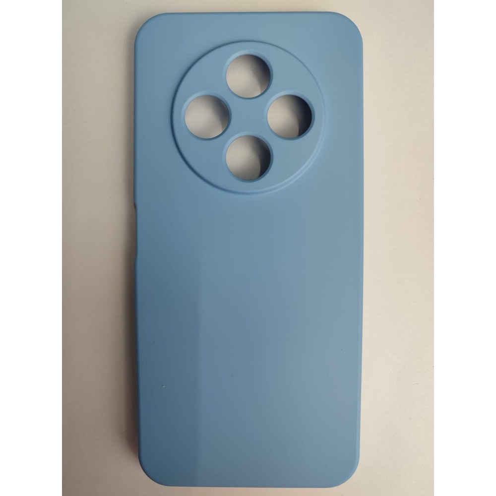Чехол силиконовый Tecno Spark 30С Silicone Cover Nano голубой
