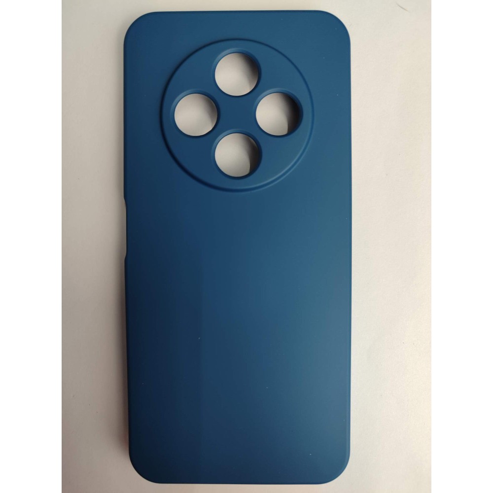 Чехол силиконовый Tecno Spark 30С Silicone Cover Nano темно-синий