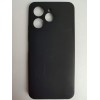 Чехол силиконовый Tecno Spark 40 матовый с защитой камеры черный