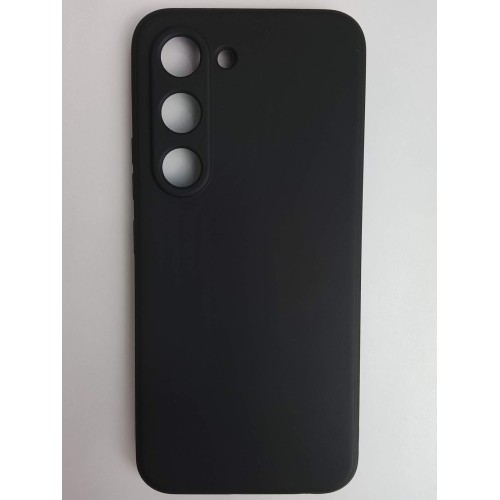 Чехол силиконовый Tecno Spark 40 Pro матовый с защитой камеры черный