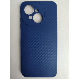 Чехол силиконовый Tecno Spark Go 1 2025 карбон синий