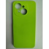 Чехол силиконовый Tecno Spark Go 1 2025 Silicone Case без лого салатовый