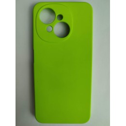 Чехол силиконовый Tecno Spark Go 1 2025 Silicone Case без лого салатовый