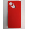 Чехол силиконовый Tecno Spark Go 1 2025 Silicone Cover без лого красный