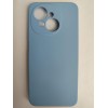 Чехол силиконовый Tecno Spark Go 1 2025 Silicone Cover без лого сетло-голубой