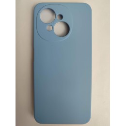 Чехол силиконовый Tecno Spark Go 1 2025 Silicone Cover без лого сетло-голубой