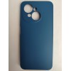 Чехол силиконовый Tecno Spark Go 1 2025 Silicone Cover без лого темно-синий