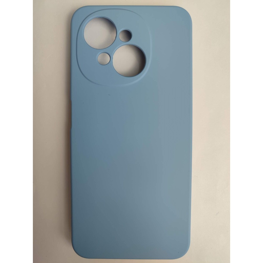 Чехол силиконовый Tecno Spark Go 1 2025 Silicone Cover Nano сетло-голубой