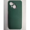 Чехол силиконовый Tecno Spark Go 1 2025 Silicone Cover Nano темно-зеленый