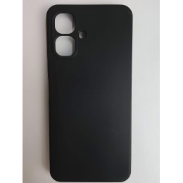 Чехол силиконовый Tecno Spark Go 2/Spark 40C/Smart 10 матовый с защитой камеры черный