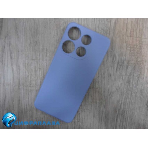 Чехол силиконовый Tecno Spark Go 2023/Pop 7 Silicone Cover Nano 2mm голубой