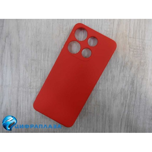 Чехол силиконовый Tecno Spark Go 2023/Pop 7 Silicone Cover Nano 2mm красный