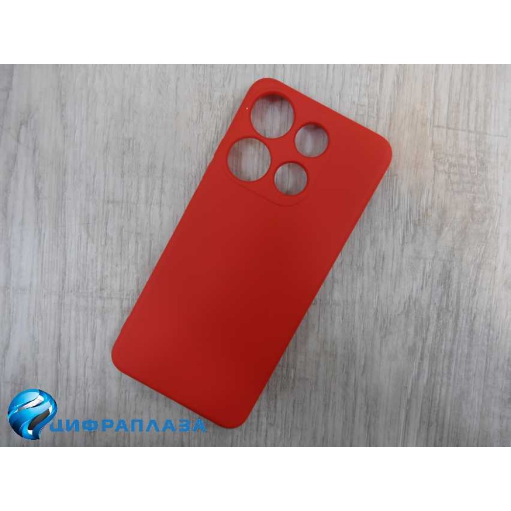 Чехол силиконовый Tecno Spark Go 2023/Pop 7 Silicone Cover Nano красный
