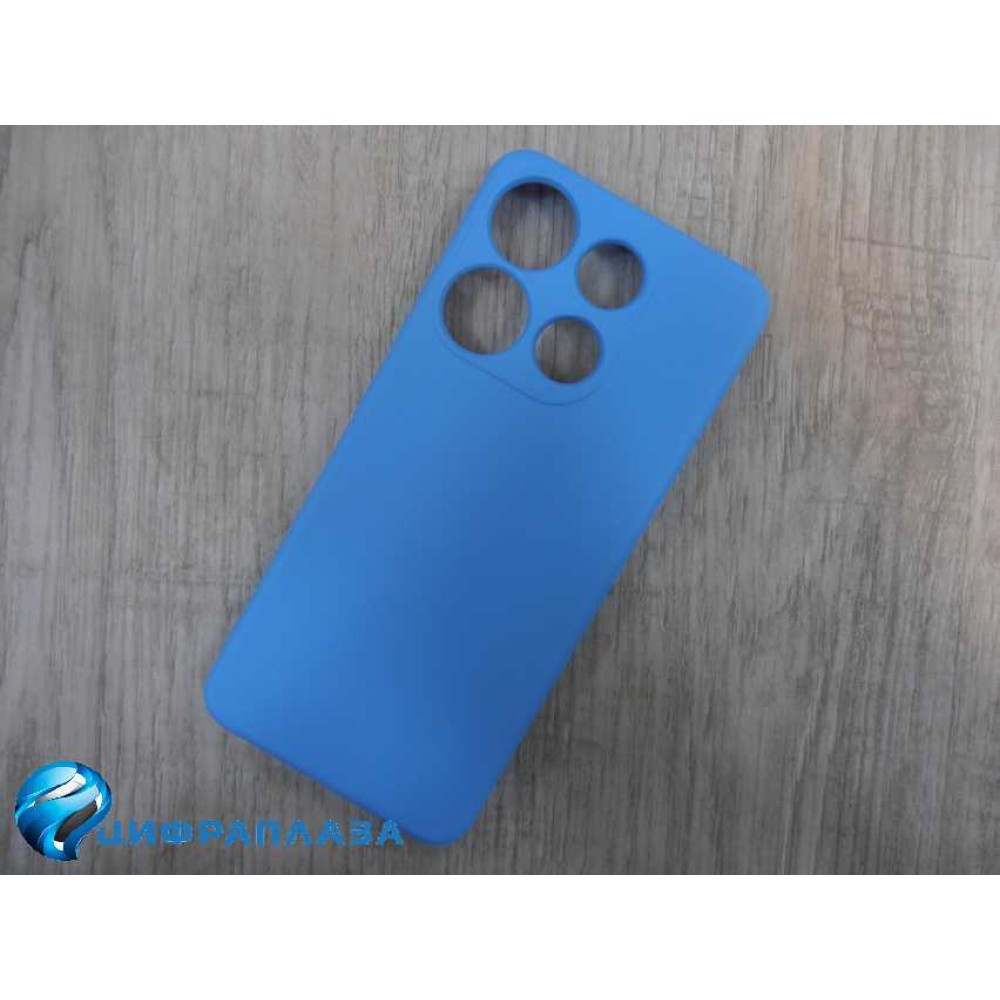 Чехол силиконовый Tecno Spark Go 2023/Pop 7 Silicone Cover Nano лазурный