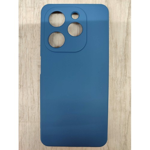 Чехол силиконовый Tecno Spark Go 2024/Pop 8 Silicone Cover Nano 2mm темно-синий