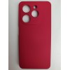 Чехол силиконовый Tecno Spark Go 2024/Pop 8 Silicone Cover Nano 2mm вишневый