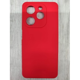 Чехол силиконовый Tecno Spark Go 2024/Pop 8 Silicone Cover Nano красный