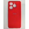 Чехол силиконовый Tecno Spark Go 2024/Pop 8 Silicone Cover с лого красный