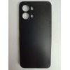 Чехол силиконовый Tecno Spark Go3 матовый с защитой камеры черный