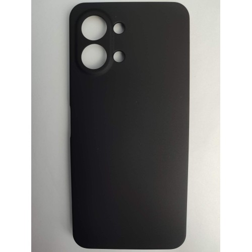 Чехол силиконовый Tecno Spark Go3 Silicone Cover без лого черный