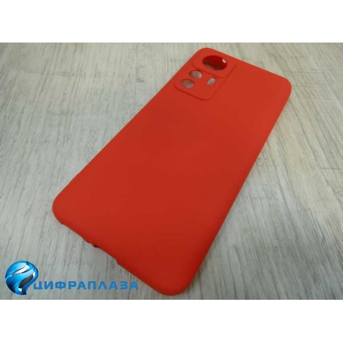 Чехол силиконовый Xiaomi 12 Pro Silicone Cover красный