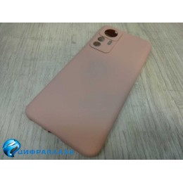 Чехол силиконовый Xiaomi 12 Pro Silicone Cover пудровый