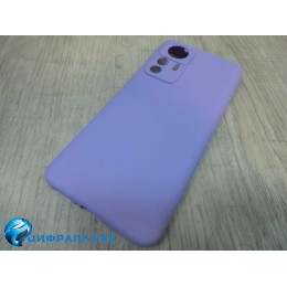 Чехол силиконовый Xiaomi 12 Pro Silicone Cover сиреневый