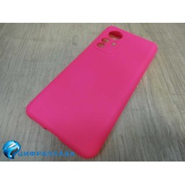 Чехол силиконовый Xiaomi 12 T Silicone Cover фуксия