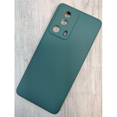 Чехол силиконовый Xiaomi 13 Lite Silicone Case New Era темно-зеленый