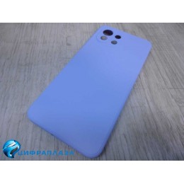 Чехол силиконовый Xiaomi Mi 11 Lite Silicone Case New Era голубой