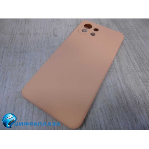 Чехол силиконовый Xiaomi Mi 11 Lite Silicone Case New Era светло-розовый