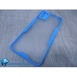 Чехол силиконовый Xiaomi POCO M3 Limpid Case голубой