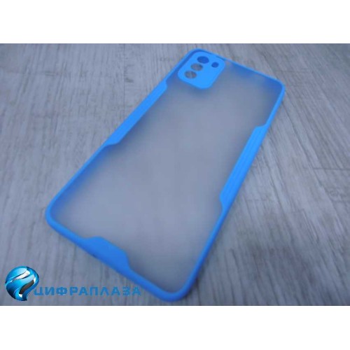 Чехол силиконовый Xiaomi POCO M3 Limpid Case голубой
