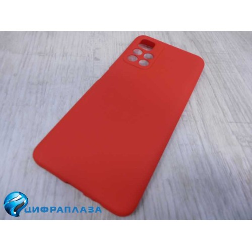 Чехол силиконовый Xiaomi Poco M4 Pro 5G Silicone Cover Nano 2mm красный