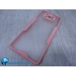 Чехол силиконовый Xiaomi Poco X3 Limpid Case розовый