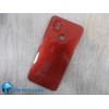 Чехол силиконовый Xiaomi Redmi 10A Fashion с блестками и защитой камеры красный