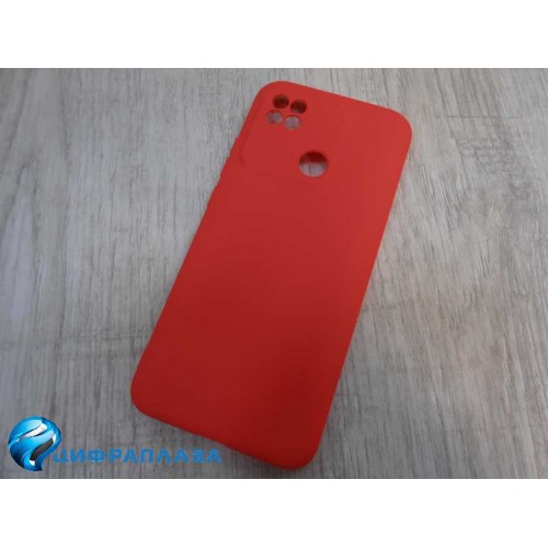 Чехол силиконовый Xiaomi Redmi 10A More choice Silicone MATTE красный