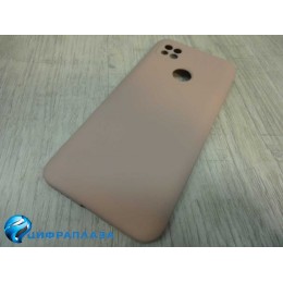 Чехол силиконовый Xiaomi Redmi 10A Silicone Cover бежевый