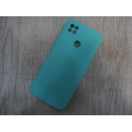 Чехол силиконовый Xiaomi Redmi 10A Soft Touch матовый бирюзовый