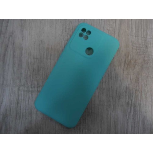 Чехол силиконовый Xiaomi Redmi 10A Soft Touch матовый бирюзовый